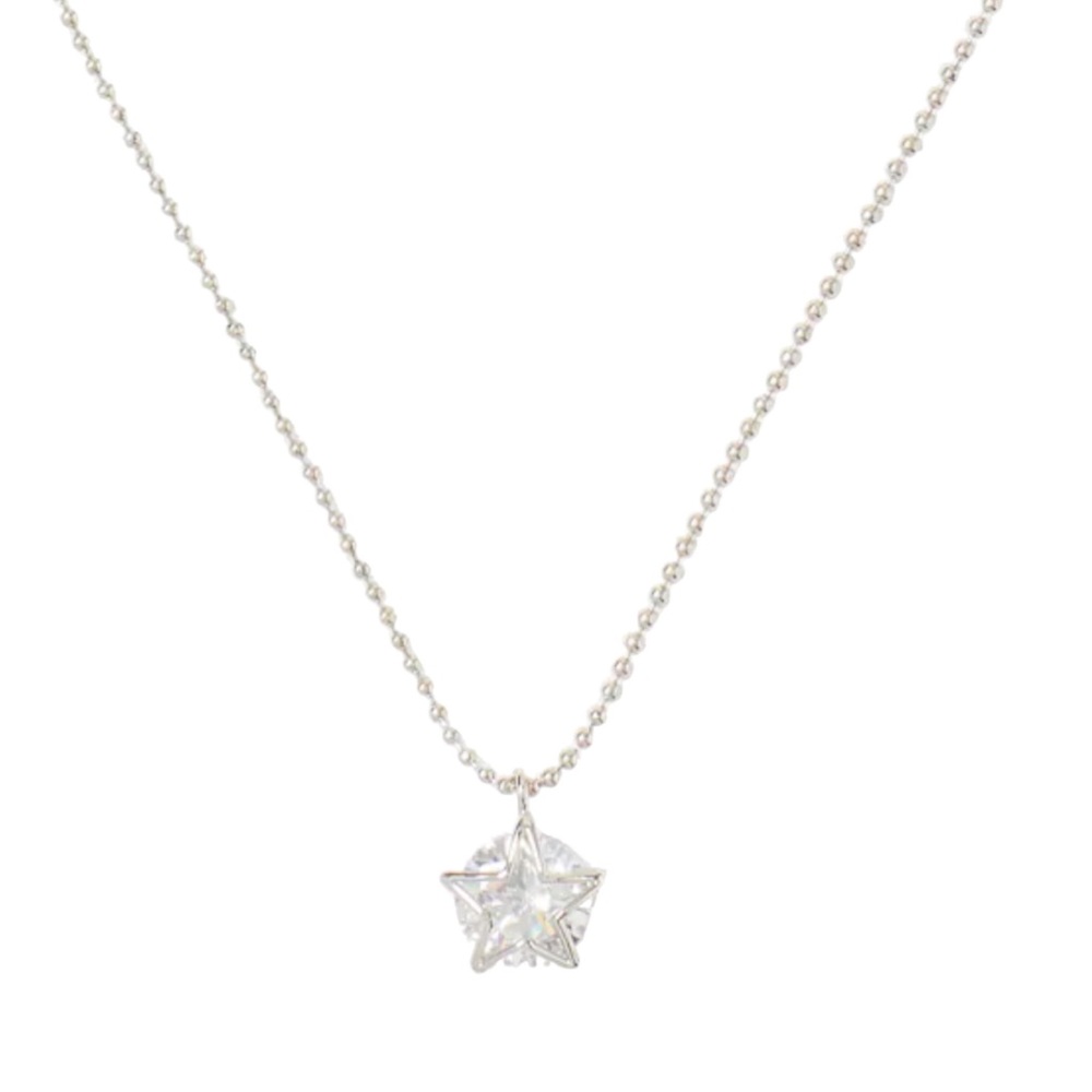 KATE SPADE • Silver Something Sparkly Star Pendant Necklace
